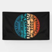 公パーソナライズされた定退職退職したヴィンテージ 横断幕 (横)