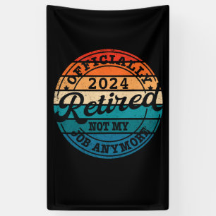 公パーソナライズされた定退職退職したヴィンテージ 横断幕