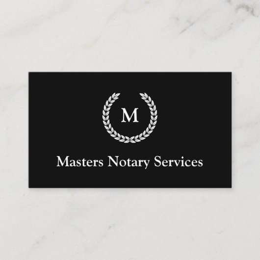 公モダン証文 名刺 (正面)