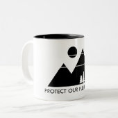 公保護公ランズ山 ツートーンマグカップ (正面左)