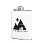 公保護公ランズ山 フラスク (左)