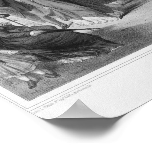 公共の庭での軍隊コンサート ポスター (角)