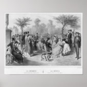 公共の庭での軍隊コンサート ポスター (正面)