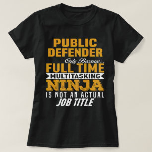 公共の擁護者 Tシャツ