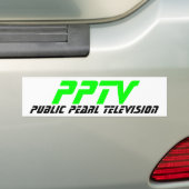公共の真珠のテレビ バンパーステッカー (車上)