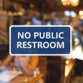 公共トイレの標識なし シール