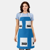 公共交通バストップスサイン都市交通 エプロン (着用した状態)