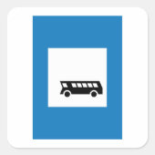 公共交通バストップスサイン都市交通 スクエアシール (正面)