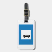 公共交通バストップスサイン都市交通 ラゲッジタグ (正面縦)