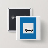 公共交通バストップスサイン都市交通 缶バッジ (正面&裏面)