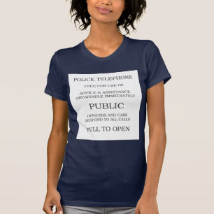 公共呼出し箱の印 Tシャツ