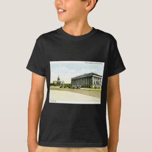 公共図書館および州の国会議事堂、デンバー、コロラド州 Tシャツ