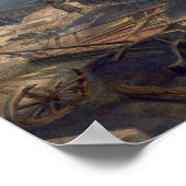 公共図書館と風の寺、プレート ポスター (角)