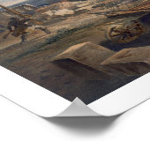 公共図書館と風の寺、プレート ポスター (角)