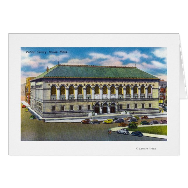 公共図書館の外観 (正面横)