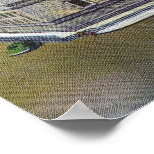 公共図書館の外観 ポスター (角)