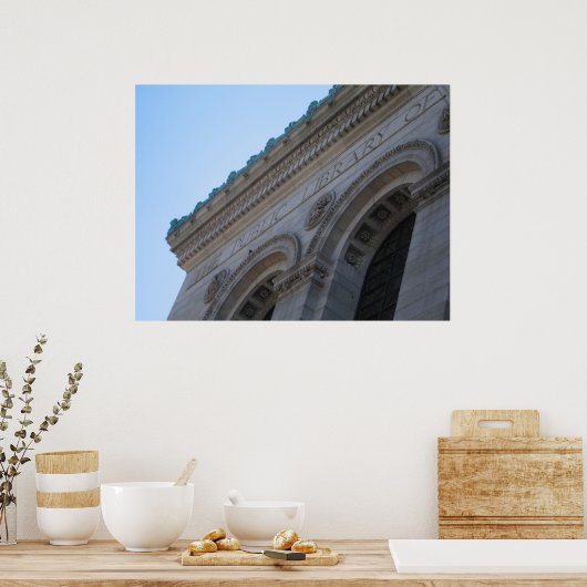 公共図書館 ポスター (キッチン)