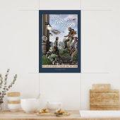 公共図書館 – 右パネル（20x30インチ） ポスター (キッチン)