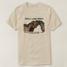 公共土地所有者Tシャツ Tシャツ