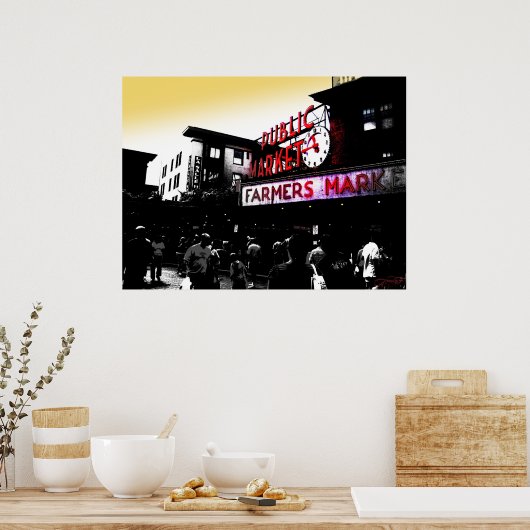 公共市場 ポスター (キッチン)