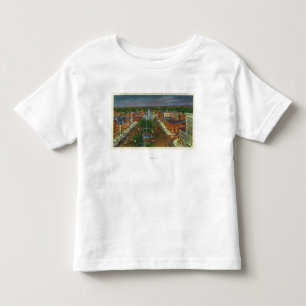 公共広場、町の時計の東の概観 トドラーTシャツ