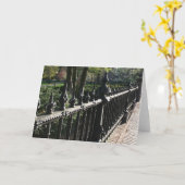 公共庭のゲート カード (黄色い花)