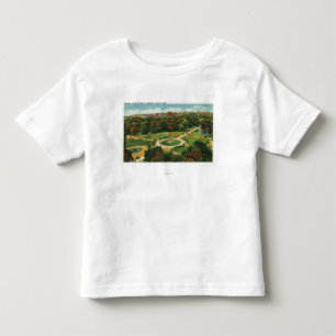公共庭の空中写真# 2 トドラーTシャツ