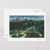 公共庭園の空中表示ビーコンヒル ポストカード (正面/裏面)