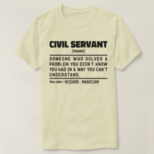公務員の名詞ユーモア公式退職したクール Tシャツ
