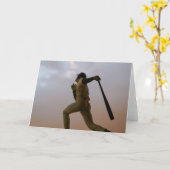 公園から出て カード (黄色い花)