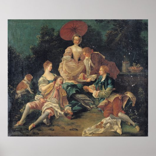 公園でのピクニック ポスター (正面)