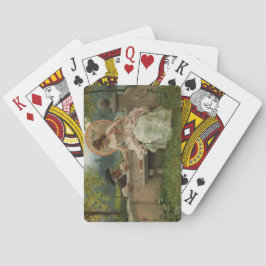 公園でのロマンチックな会話 トランプ