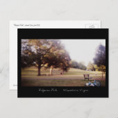 公園での一日 - ポストカード (正面/裏面)