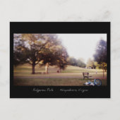 公園での一日 - ポストカード (正面)