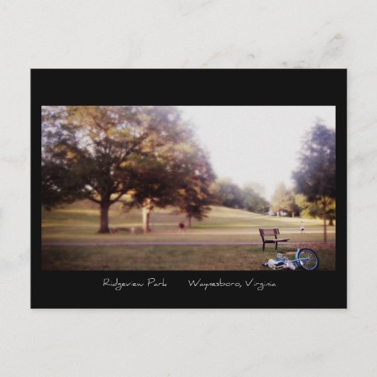 公園での一日 - ポストカード (正面)