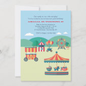 公園での一日 招待状 (正面)