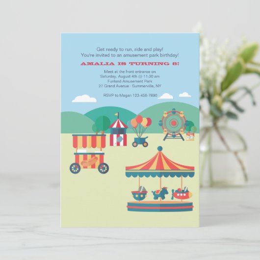 公園での一日 招待状 (スタンド正面)