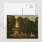 公園での会議 ポストカード (正面/裏面)