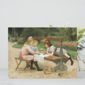 公園でアフタヌーンティーを楽しむ子供たち カード (スタンド正面)