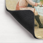 公園でアフタヌーンティーを楽しむ子供たち マウスパッド (コーナー)