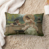 公園で楽しめる会話 ランバークッション (ブランケット)