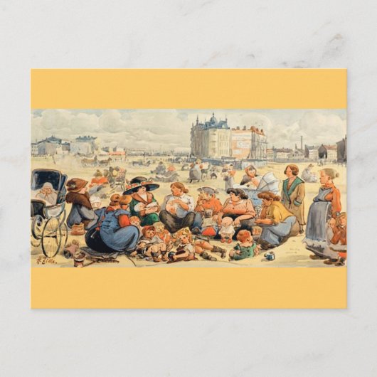 公園で母の日 ポストカード (正面)