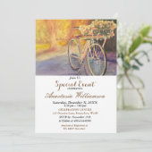 公園で自転車パーティイベントに招待します 招待状 (スタンド正面)