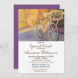 公園で自転車パーティイベントに招待します 招待状