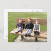 公園で ポストカード (正面/裏面)