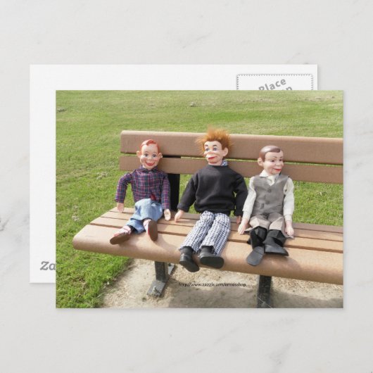 公園で ポストカード (正面/裏面)