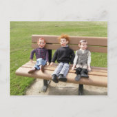 公園で ポストカード (正面)