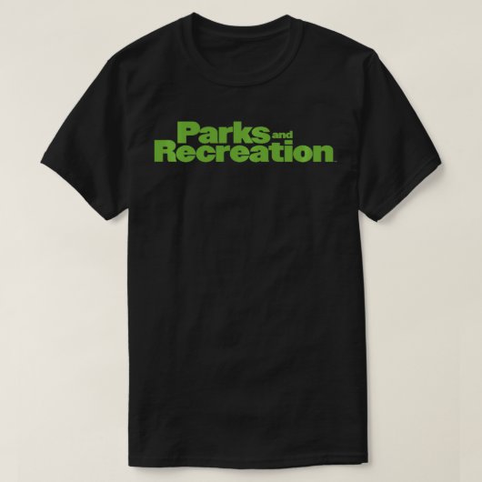 公園とレクリエーションパークとレックロゴ Tシャツ (デザイン正面)