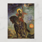 公園と死の天使はグスターブ・モロー ポストカード (正面)