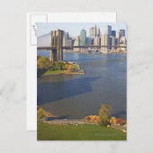 公園と街並み ポストカード (正面/裏面)